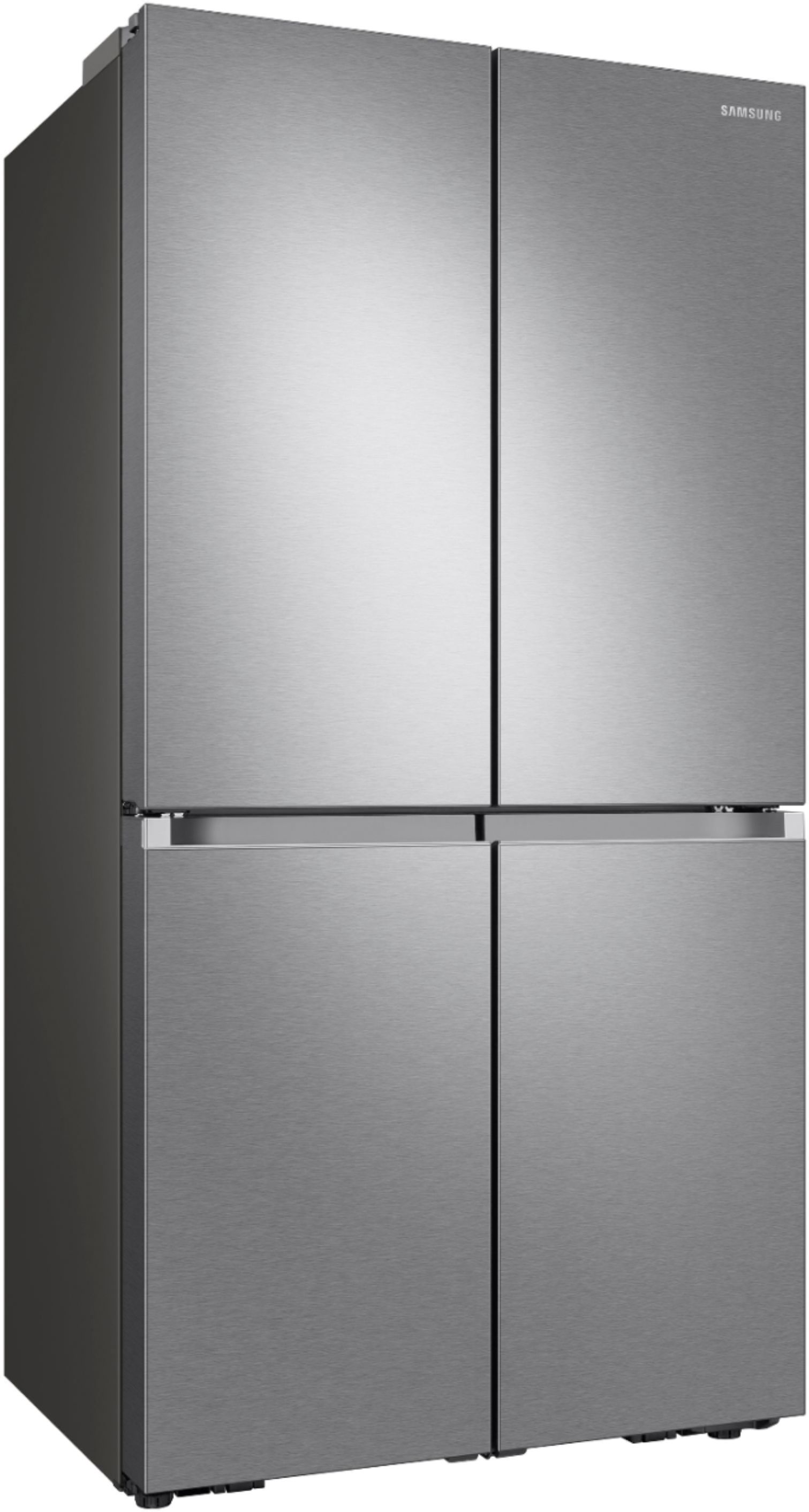 Best Buy: Samsung BESPOKE 23 cu. ft. 4-Door Flex French Door Counter Depth  Smart Refrigerator with Customizable Panel Colors Navy Glass RF23A967541/AA