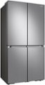 Alt View Zoom 11. Samsung - 23 cu. ft. 4-Door Flex™ French Door Counter-Depth Refrigerator with WiFi, AutoFill Water Pitcher & Dual Ice Maker - Stainless steel.