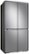 Alt View Zoom 11. Samsung - 23 cu. ft. 4-Door Flex French Door Counter-Depth Refrigerator with WiFi, AutoFill Water Pitcher & Dual Ice Maker - Stainless steel.