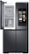 Alt View Zoom 15. Samsung - 23 cu. ft. Smart Counter Depth 4-Door Flex Refrigerator with Family Hub & Beverage Center - Black stainless steel.