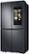 Alt View Zoom 21. Samsung - 23 cu. ft. Smart Counter Depth 4-Door Flex Refrigerator with Family Hub & Beverage Center - Black stainless steel.