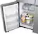 Alt View 15. Samsung - 23 cu. ft. 4-Door Flex French Door Counter Depth Smart Refrigerator with Beverage Center - Stainless Steel.