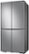 Alt View Zoom 21. Samsung - 23 cu. ft. 4-Door Flex™ French Door Counter Depth Refrigerator with WiFi, Beverage Center and Dual Ice Maker - Stainless steel.