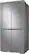 Alt View 21. Samsung - 23 cu. ft. 4-Door Flex French Door Counter Depth Smart Refrigerator with Beverage Center - Stainless Steel.