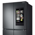 Alt View Zoom 12. Samsung - 29 cu. ft. Smart 4-Door Flex™ refrigerator with Family Hub™ and Beverage Center - Black stainless steel.