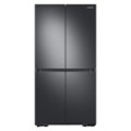 Front Zoom. Samsung - 23 cu. ft. 4-Door Flex French Door Counter Depth Refrigerator with WiFi, Beverage Center and Dual Ice Maker - Black stainless steel.