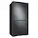 Alt View 11. Samsung - 23 cu. ft. 4-Door Flex French Door Counter Depth Smart Refrigerator with Beverage Center - Fingerprint Resistant Black Stainless Steel.