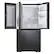 Alt View 13. Samsung - 23 cu. ft. 4-Door Flex French Door Counter Depth Smart Refrigerator with Beverage Center - Fingerprint Resistant Black Stainless Steel.