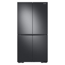 Samsung - 29 cu. ft. 4-Door Flex™ French Door Refrigerator with WiFi, Beverage Center and Dual Ice Maker - Black Stainless Steel - Front_Zoom