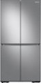 Samsung - 29 cu. ft. 4-Door Flex French Door Smart Refrigerator with Beverage Center - Stainless Steel