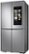 Alt View Zoom 21. Samsung - 23 cu. ft. 4-Door Flex Counter Depth Smart Refrigerator with Family Hub - Stainless Steel.