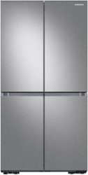 Samsung - 29 cu. ft. 4-Door Flex French Door Refrigerator with WiFi, AutoFill Water Pitcher & Dual Ice Maker - Stainless steel - Front_Zoom