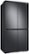 Alt View Zoom 11. Samsung - 23 cu. ft. 4-Door Flex™ French Door Counter-Depth Refrigerator with WiFi, AutoFill Water Pitcher & Dual Ice Maker - Black stainless steel.