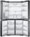 Alt View Zoom 12. Samsung - 23 cu. ft. 4-Door Flex™ French Door Counter-Depth Refrigerator with WiFi, AutoFill Water Pitcher & Dual Ice Maker - Black stainless steel.