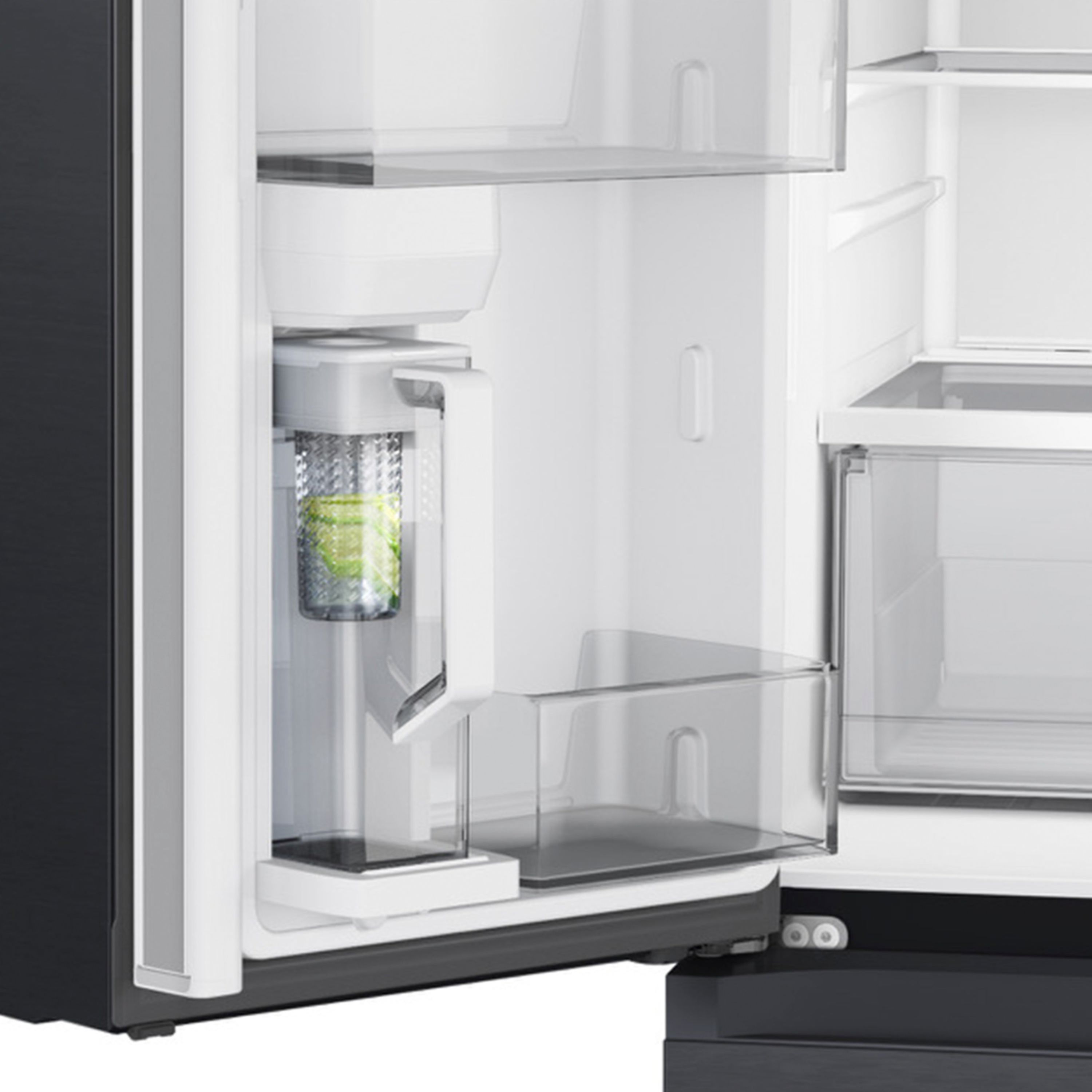 Samsung RF23A9071SG 22.9 CuFt Smart FlexZone Counter Depth 4-Door  Refrigerator With AutoFill Water Pitcher In Black Stainless