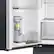 Alt View 13. Samsung - 23 cu. ft. 4-Door Flex French Door Counter Depth Smart Refrigerator with Dual Ice Maker - Black Stainless Steel.