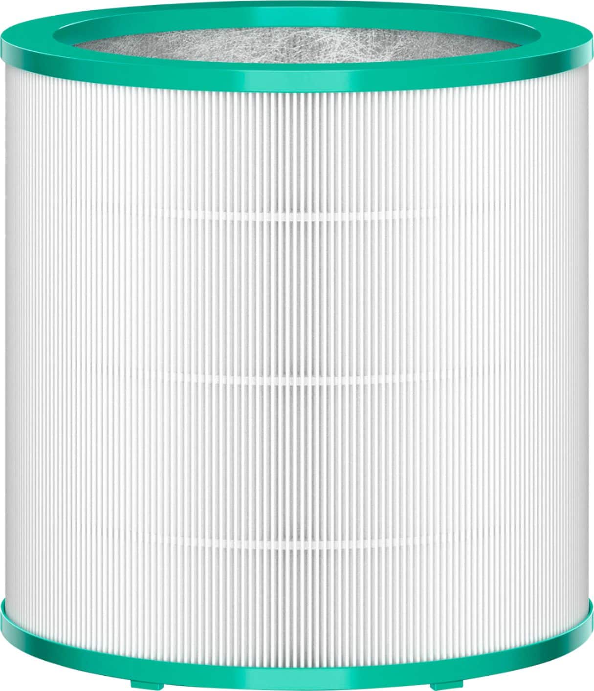 Front. Dyson - Genuine Air Purifier Replacement Filter (TP01, TP02, BP01) 360° Glass HEPA Filter - Green/White.