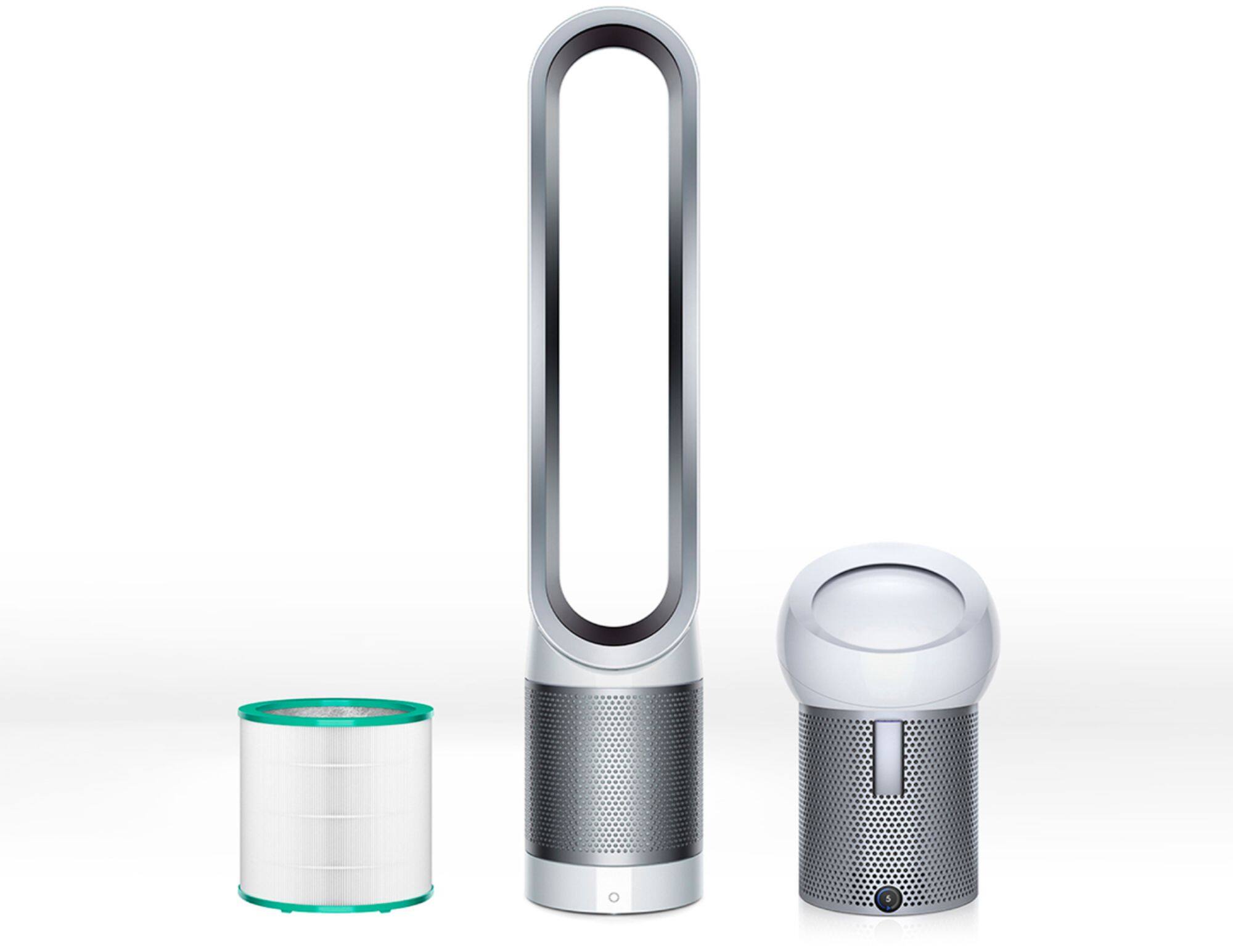 Alt View 12. Dyson - Genuine Air Purifier Replacement Filter (TP01, TP02, BP01) 360° Glass HEPA Filter - Green/White.