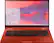 Front. Samsung - Galaxy Chromebook 2 - 13.3" QLED Touch Screen - Intel Core i3 - 8GB Memory - 128GB eMMC - Fiesta Red.