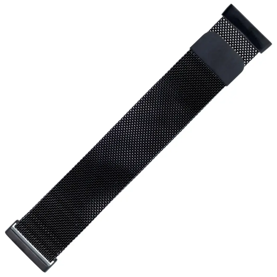 Alt View 17. WITHit - Band Kit for Fitbit Versa 3 and Fitbit Sense (3-Pack) - Black Mesh/Bluestone Sport & Black Woven Silicone.