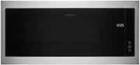 Front Zoom. Whirlpool - 1.1 Cu. Ft. Built-In Microwave with Slim Trim Kit - Stainless Steel.
