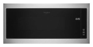 Whirlpool - 1.1 Cu. Ft. Built-In Microwave with Slim Trim Kit - Stainless Steel - Front_Zoom