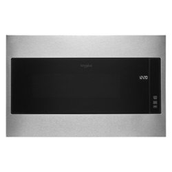 Whirlpool - 1.1 Cu. Ft. Built-In Microwave with Standard Trim Kit - Stainless Steel - Front_Zoom