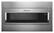 Front. KitchenAid - 1.1 Cu. Ft. Built-In Low Profile Microwave with Standard Trim Kit - Stainless Steel.
