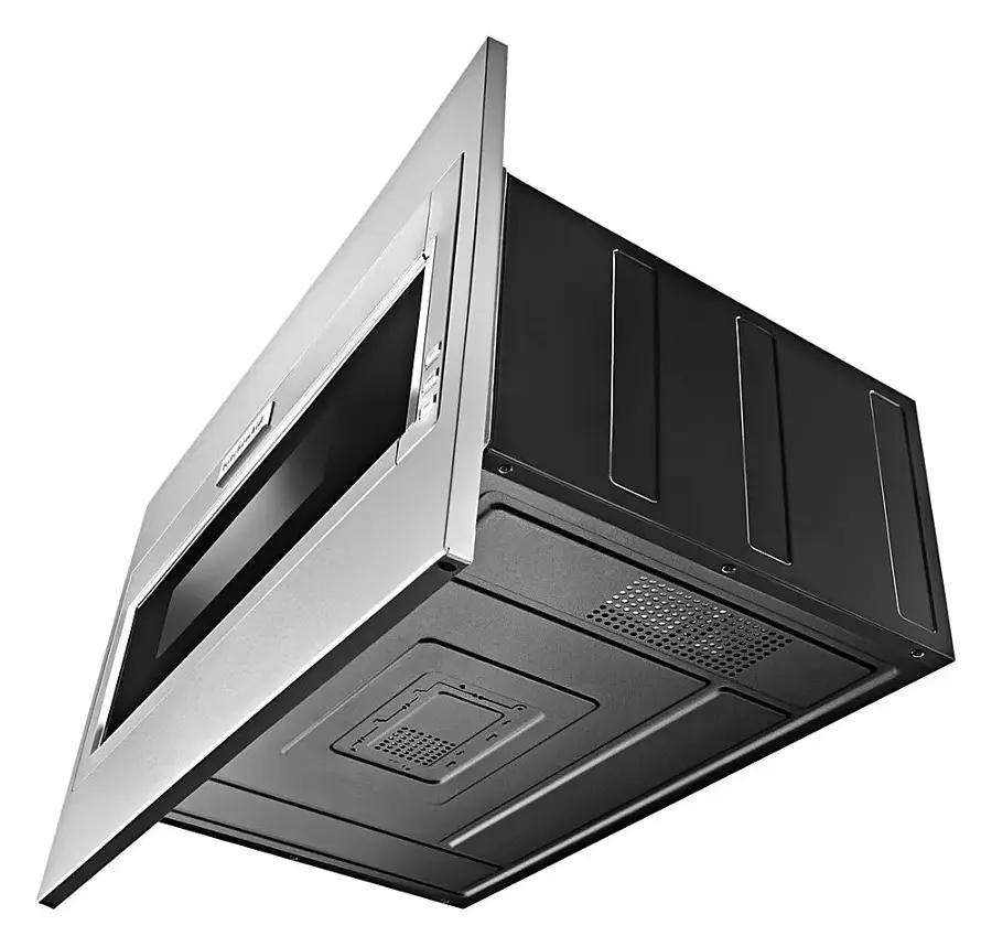 Alt View 13. KitchenAid - 1.1 Cu. Ft. Built-In Low Profile Microwave with Standard Trim Kit - Stainless Steel.