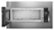 Alt View Zoom 14. KitchenAid - 1.1 Cu. Ft. Built-In Low Profile Microwave with Standard Trim Kit - Stainless Steel.