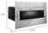 Alt View Zoom 1. KitchenAid - 1.1 Cu. Ft. Built-In Low Profile Microwave with Standard Trim Kit - Stainless steel.