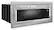 Angle. KitchenAid - 1.1 Cu. Ft. Built-In Low Profile Microwave with Slim Trim Kit - Stainless Steel.
