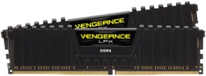 CORSAIR - VENGEANCE LPX 32GB (2x16GB) 3200MHz DDR4 C16 DIMM Desktop Memory - Black - Front_Zoom