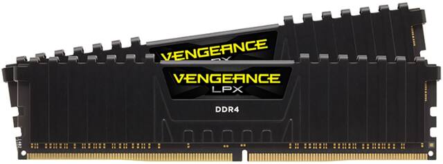CORSAIR - VENGEANCE LPX 32GB (2x16GB) DDR4 3200MHz C16 UDIMM Desktop Memory - Black