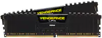 CORSAIR - VENGEANCE LPX 32GB (2x16GB) DDR4 3200MHz C16 UDIMM Desktop Memory - Black - Front_Zoom