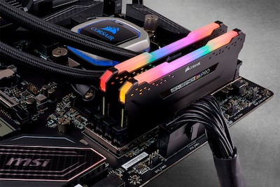 CORSAIR VENGEANCE RGB PRO 32GB (2x16GB) DDR4 3200MHz C16 UDIMM CORSAIR VENGEANCE RGB PRO 32GB (2x16GB) DDR4 3200MHz C16 UDIMM