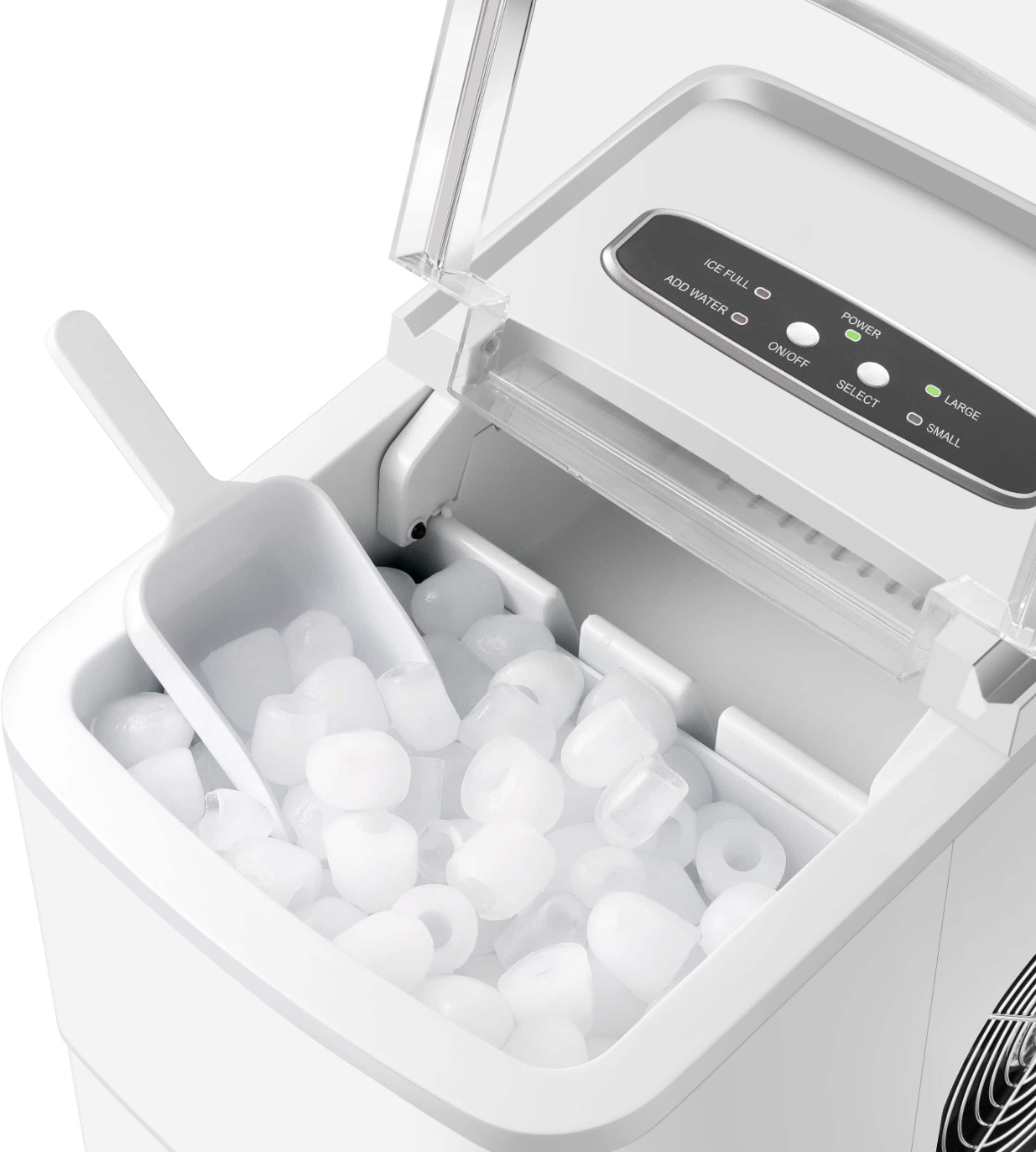 Alt View 13. Insignia™ - Portable Ice Maker with Auto Shut-Off - White.