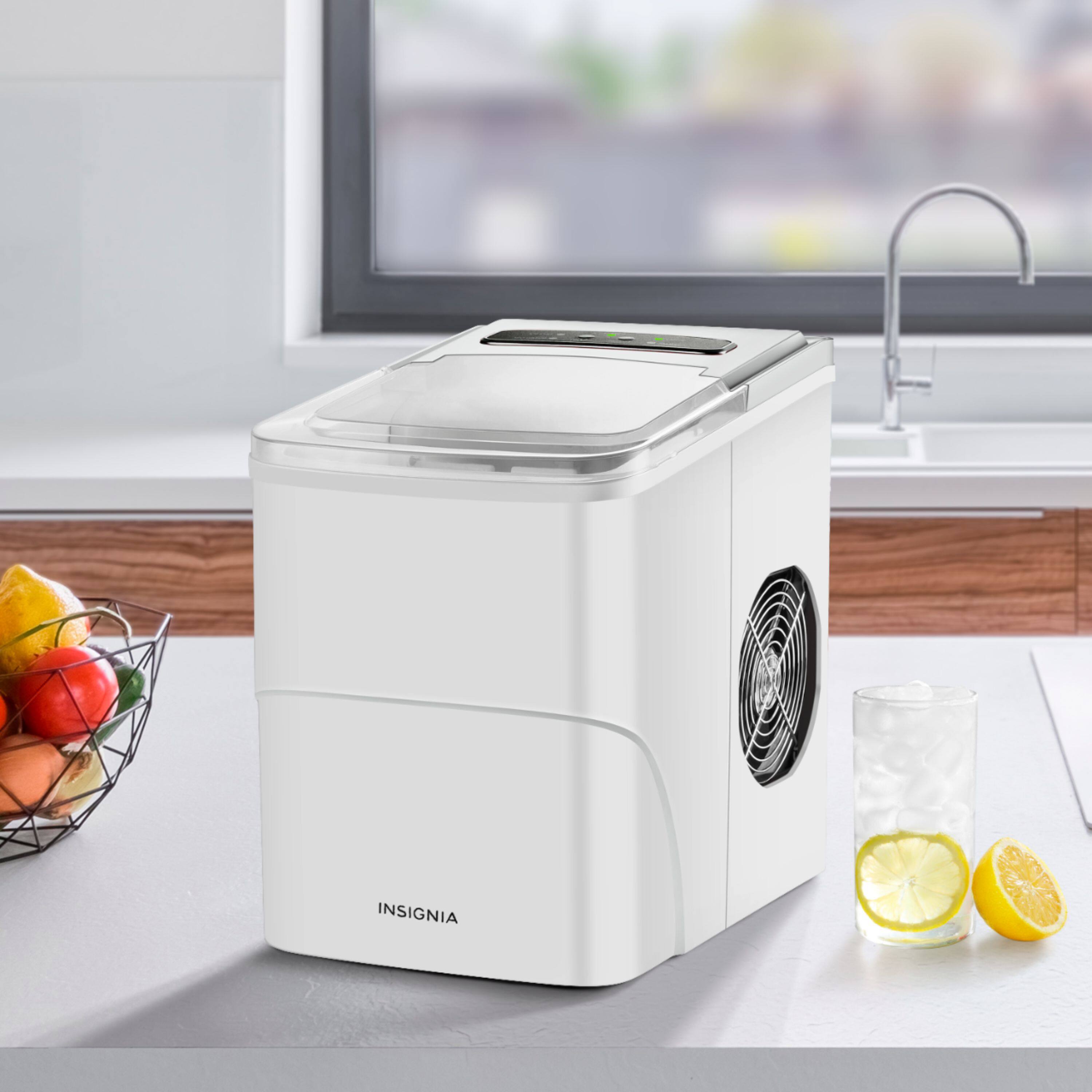 Alt View 14. Insignia™ - Portable Ice Maker with Auto Shut-Off - White.