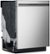 Alt View Zoom 11. LG - 24" Front-Control Built-In Dishwasher with Stainless Steel Tub, QuadWash, 50 dBa - Stainless steel.