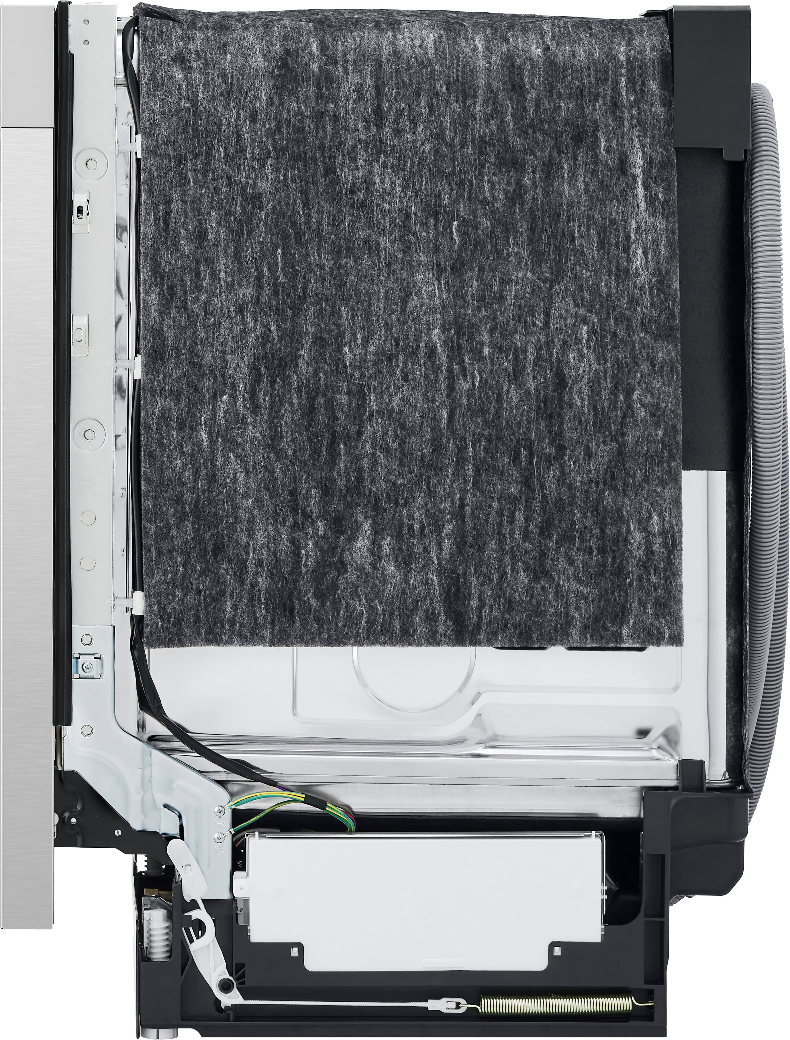 Alt View 21. LG - 24" Front Control Built-In Stainless Steel Tub Dishwasher with QuadWash and 50 dba - Stainless steel.