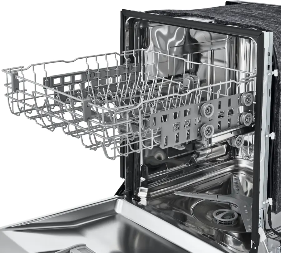 Alt View 22. LG - 24" Front Control Built-In Stainless Steel Tub Dishwasher with QuadWash and 50 dba - Stainless steel.