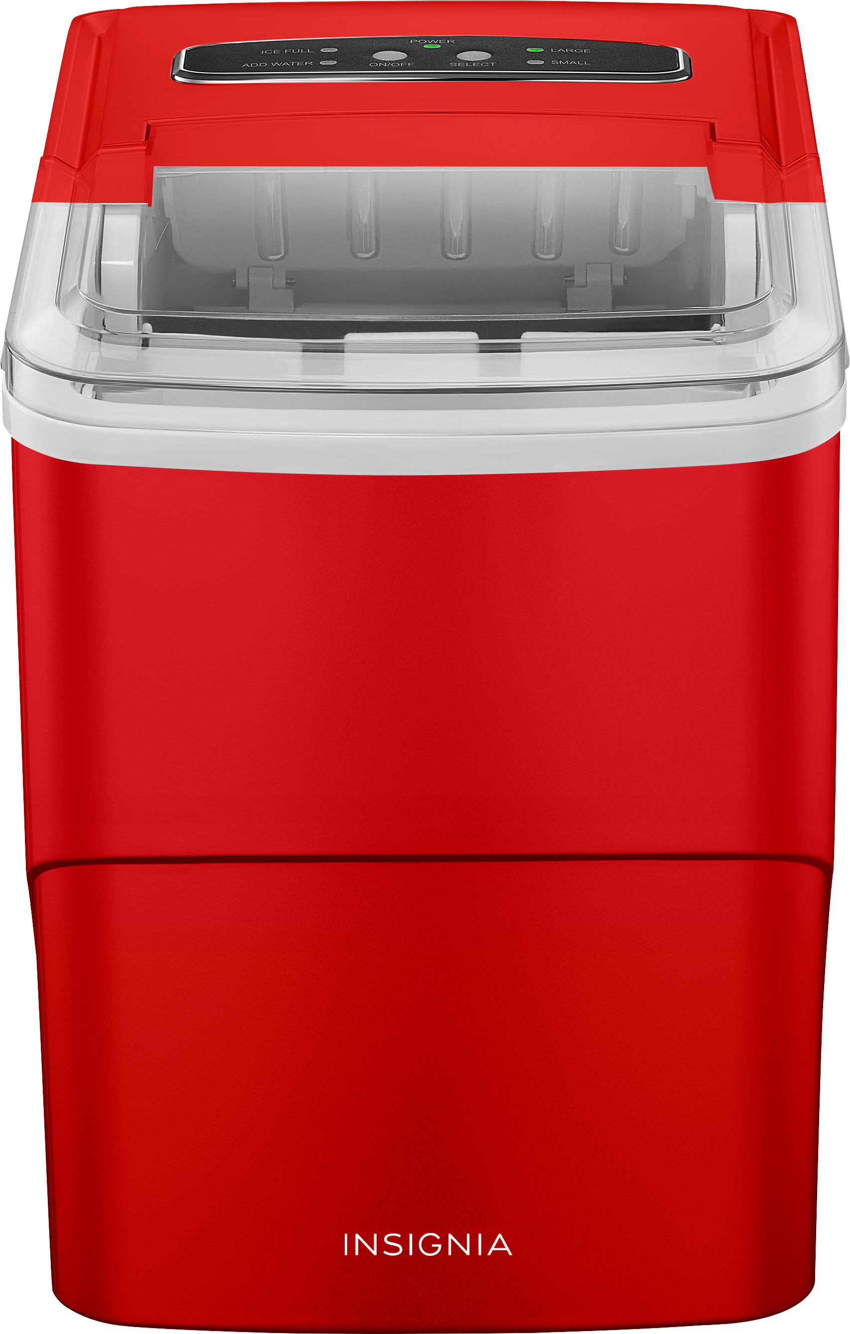 Insignia™ 26 Lb. Portable Icemaker with Auto Shut-Off Red NS-IMP26RD2 -  Best Buy