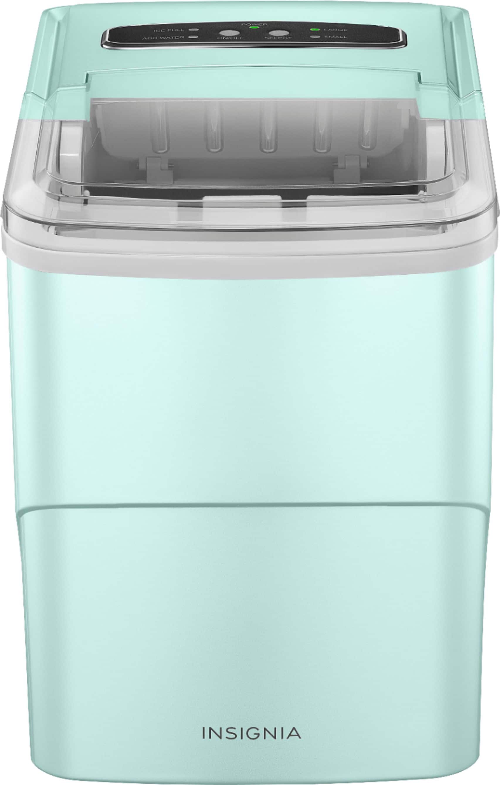 Front. Insignia™ - Portable Ice Maker with Auto Shut-Off - Mint.