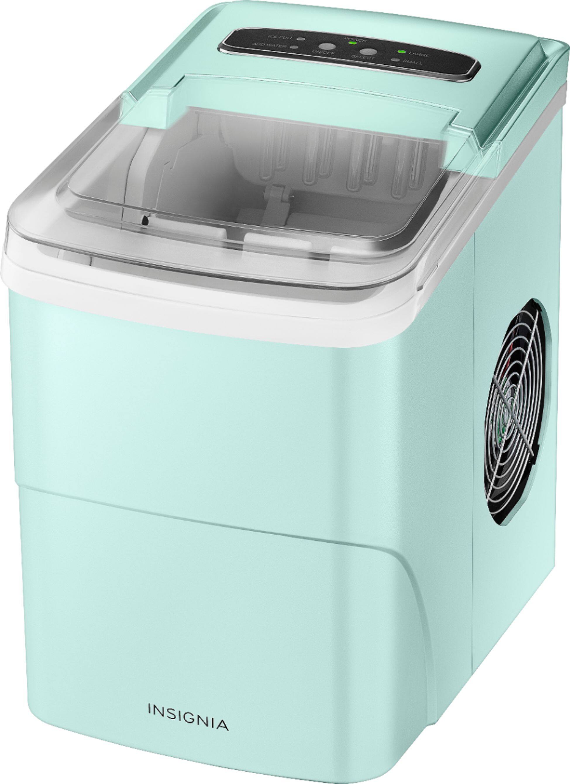 Angle. Insignia™ - Portable Ice Maker with Auto Shut-Off - Mint.