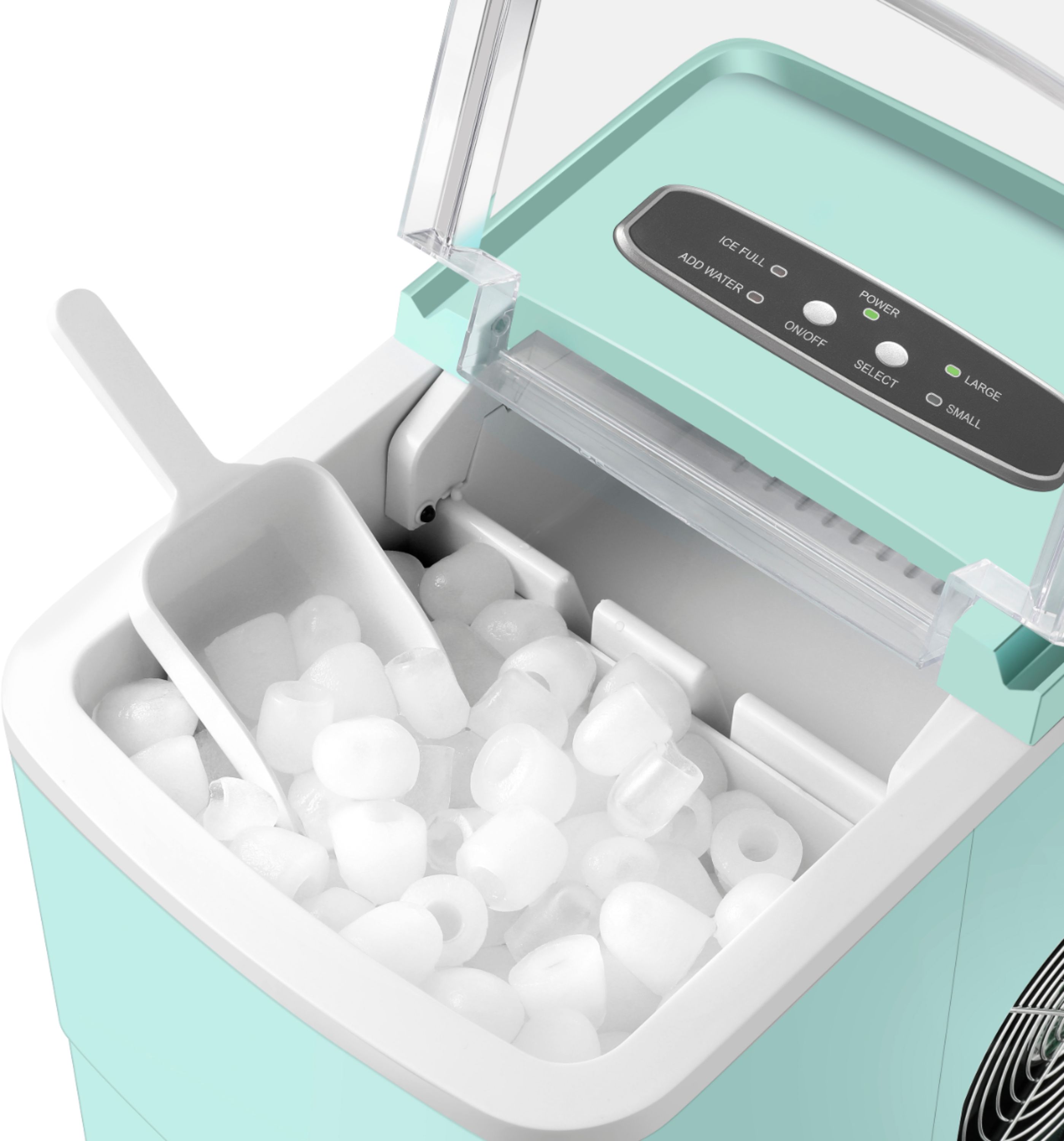 Zoom in on Alt View Zoom 20. Insignia™ - 26 Lb. Portable Icemaker with Auto Shut-Off - Mint.