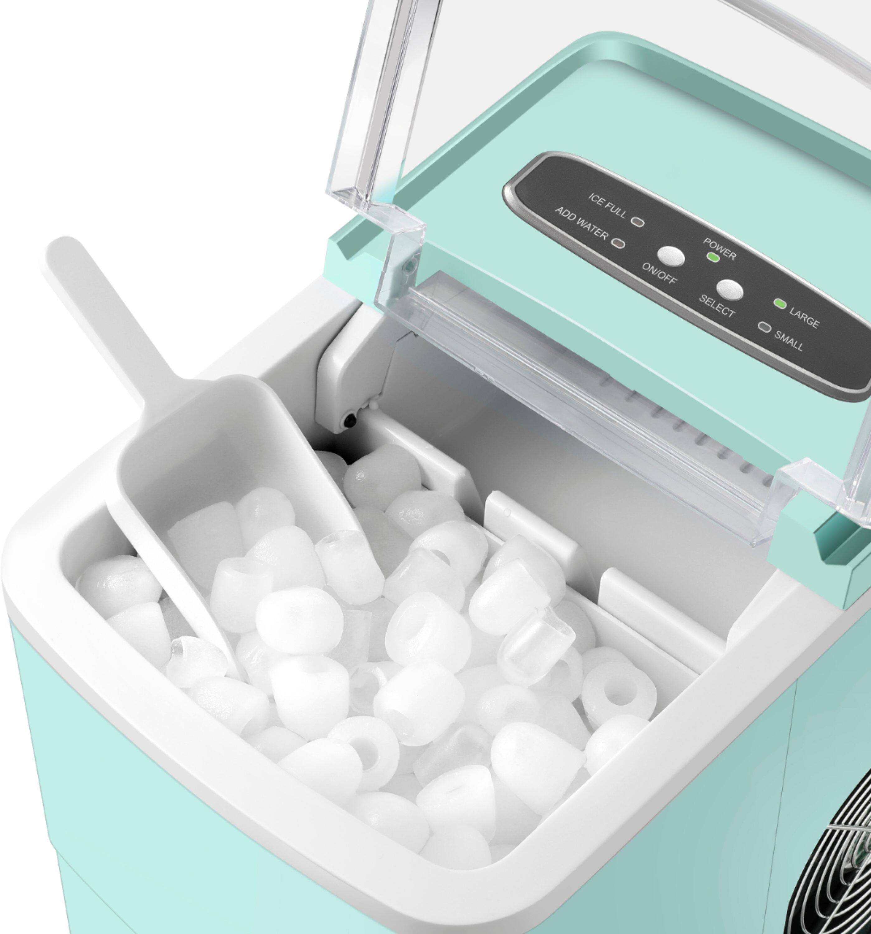 Insignia™ - Portable Ice Maker with Auto Shut-Off - Mint | Okinus ...