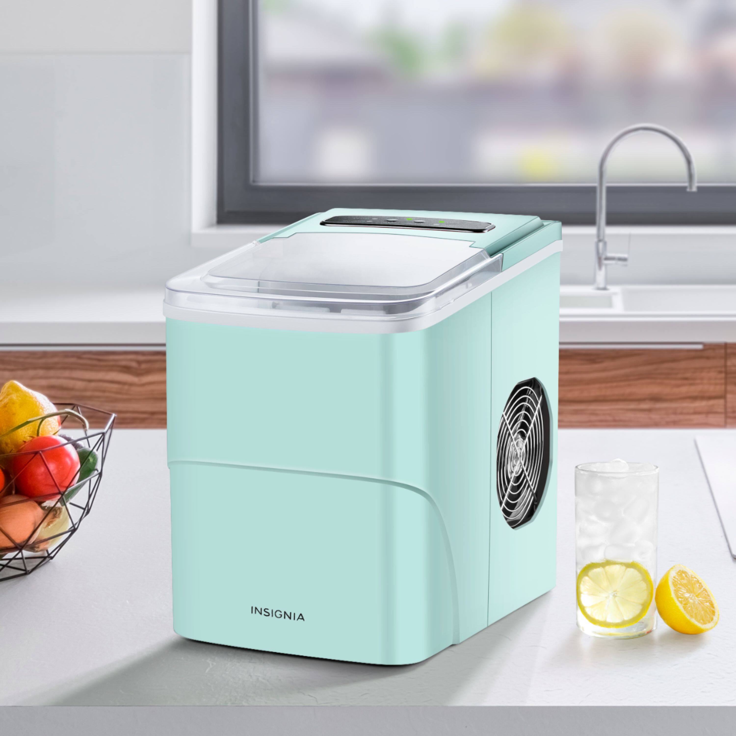 Alt View 14. Insignia™ - Portable Ice Maker with Auto Shut-Off - Mint.