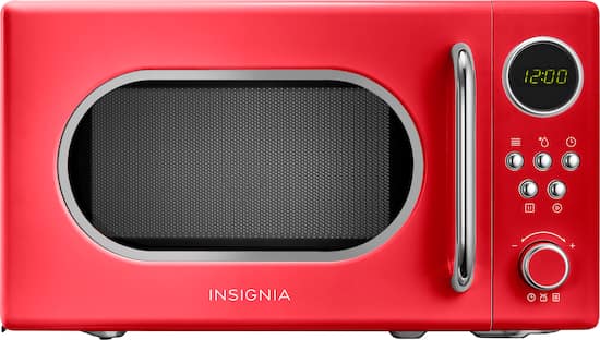 Nostalgia Retro 0.7 Cu. ft. 700-Watt Countertop Microwave Oven - Black