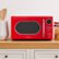 Alt View 16. Insignia™ - 0.7 Cu. Ft. Retro Compact Microwave - Red.