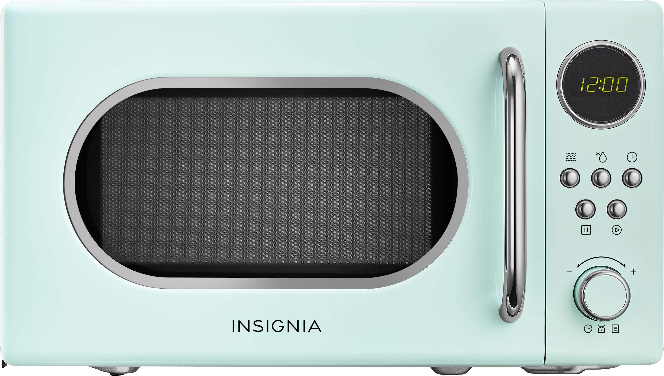 Insignia™ - 0.7 Cu. Ft. Retro Compact Microwave - Mint